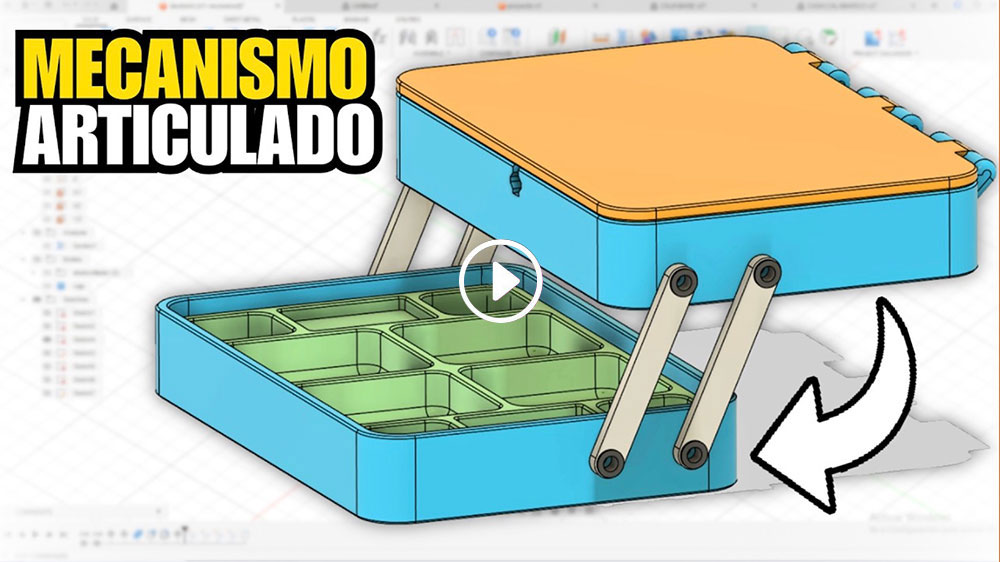 Crea MECANISMOS ARTICULADOS para IMPRESIÓN 3D