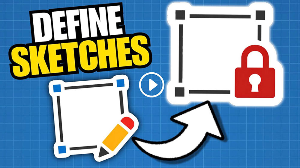 DEFINE BIEN tus SKETCHES y RESTRICCIONES en Fusion 360